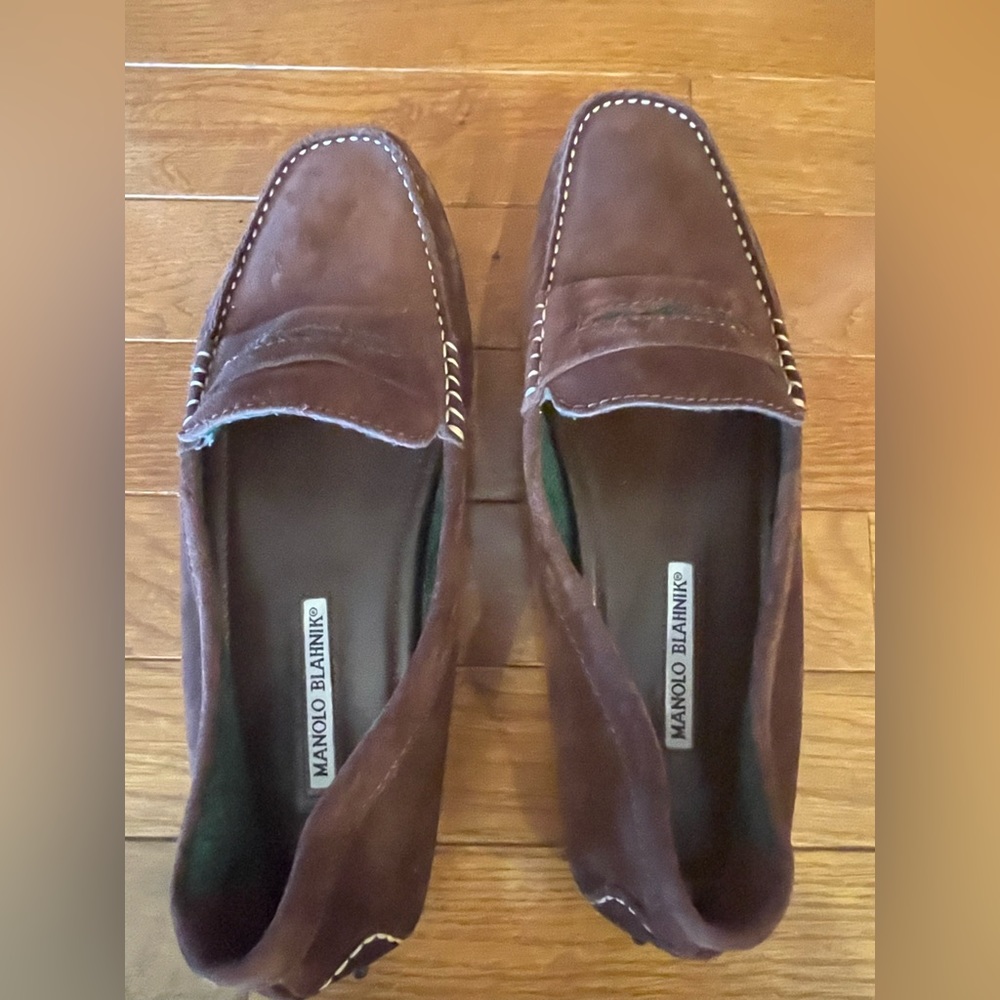 Manolo Blahnik driving loafers